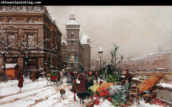 Eugene Galien-Laloue Quai aux fleur (mk21)