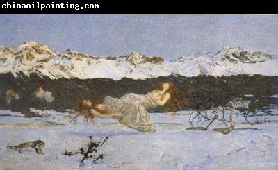 Giovanni Segantini The Punishment of The Lustful (mk19)