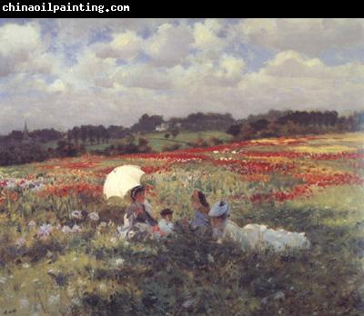 Giuseppe de nittis In the Fields Around London (nn02)