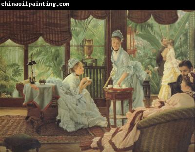 James Tissot In The Conservatory (Rivals) (nn01)