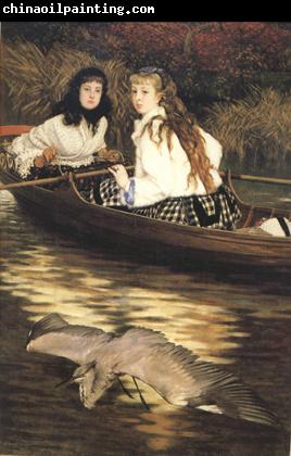 James Tissot On the Thames a Heron (nn01)