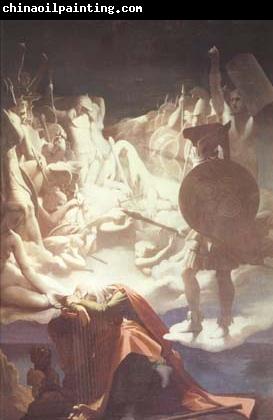 Jean Auguste Dominique Ingres The Dream of Ossian (mk10)