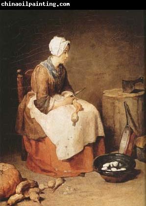 Jean Baptiste Simeon Chardin The Kitchen Maid (mk08)