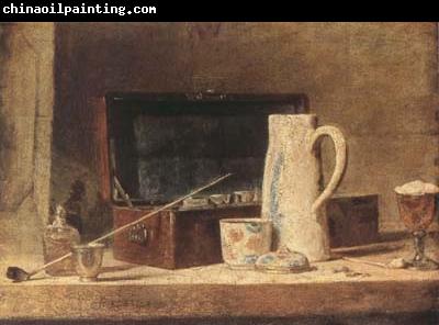 Jean Baptiste Simeon Chardin Pipe and Jug (mk08)