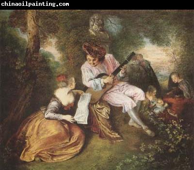 Jean-Antoine Watteau Scale of Love (mk08)