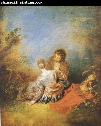 Jean-Antoine Watteau The Indiscretion (mk08)