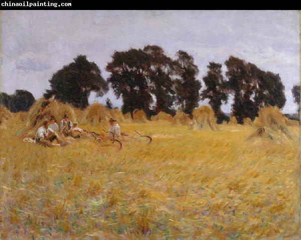 John Singer Sargent Reapers Resting in a Wheatfield (mk18)