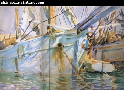 John Singer Sargent In a Levantine Port (mk18)