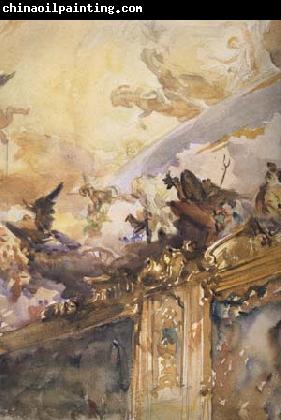 John Singer Sargent Tiepolo Ceiling,Milan (mk18)