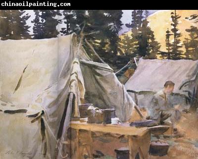 John Singer Sargent Camp at Lake O'Hara (mk18)