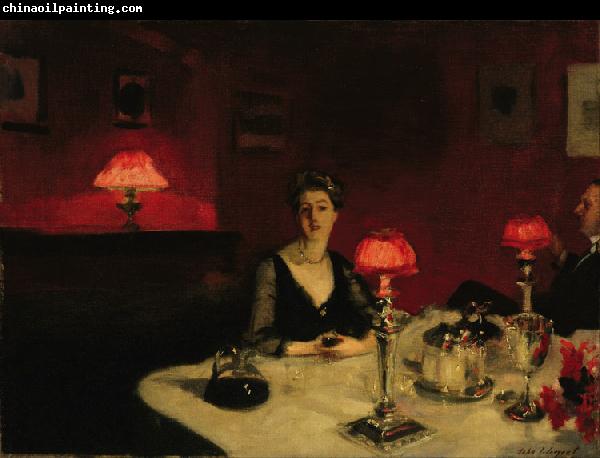 John Singer Sargent A Dinner Table at Night (The Glass of Claret) (mk18)