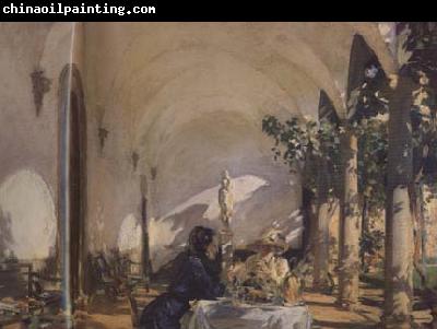 John Singer Sargent Breakfast in the Loggia (mk18)