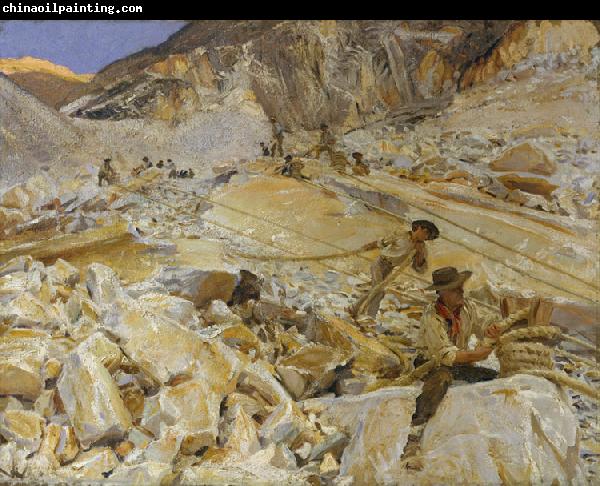 John Singer Sargent Bringing Down Marble from the Quarries to Carrara (mk18)