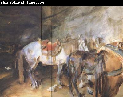 John Singer Sargent Arab Stable (mk18)