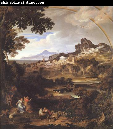 Joseph Anton Koch Heroic Landscape with Rainbow (mk22)