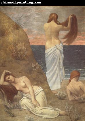 Pierre Puvis de Chavannes Young Girls at the Seaside (mk19)