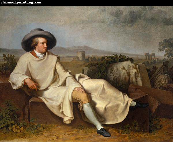 TISCHBEIN, Johann Heinrich Wilhelm Goethe in the Roman Campagna (mk08)