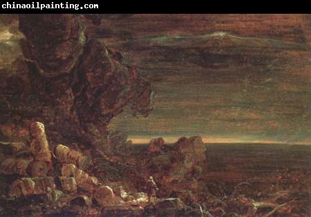 Thomas Cole The Pilgrim of the World at the End of His Journey (mk13)