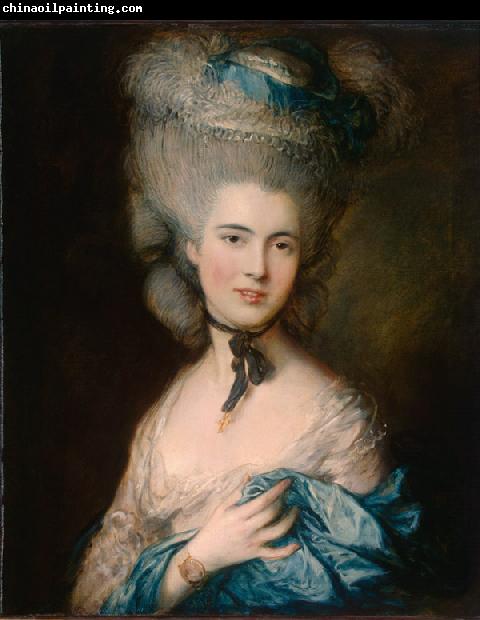 Thomas Gainsborough Woman in Blue (mk08)