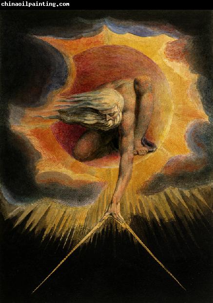 William Blake The Ancient of Days,frontispiece for Europe,a Prophecy (mk19)