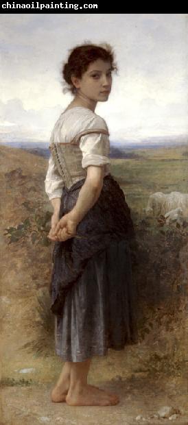 Adolphe William Bouguereau The Young Shepherdess (mk26)