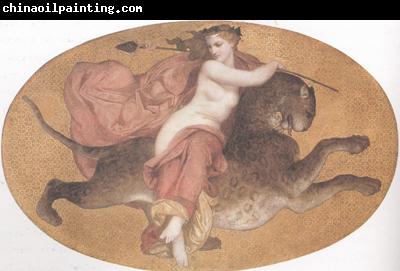 Adolphe William Bouguereau Bacchante on a Panther (mk26)