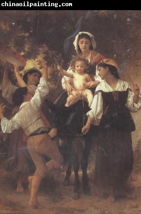 Adolphe William Bouguereau Return from the Harvest (mk26)