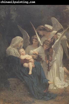 Adolphe William Bouguereau Song of the Angels (mk26)