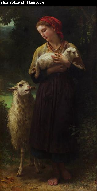 Adolphe William Bouguereau The Shepherdess (mk26)