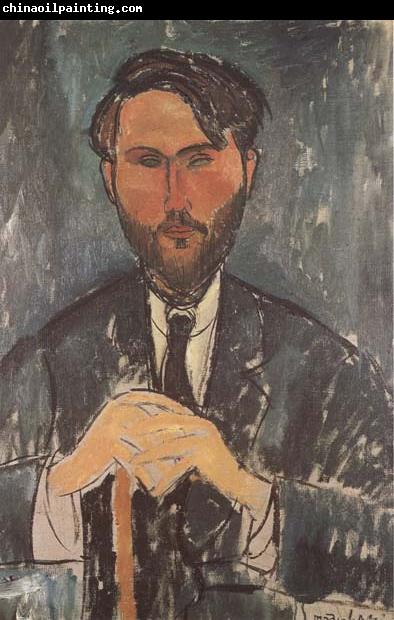 Amedeo Modigliani Leopold Zborowski a la canne (mk38)