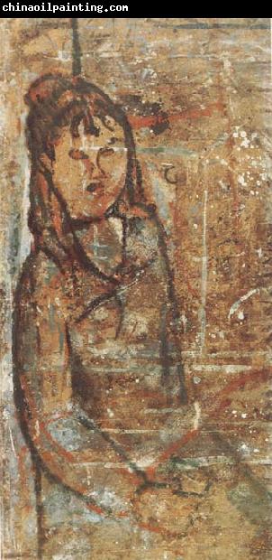 Amedeo Modigliani Femme assise tenant un verre (mk39)