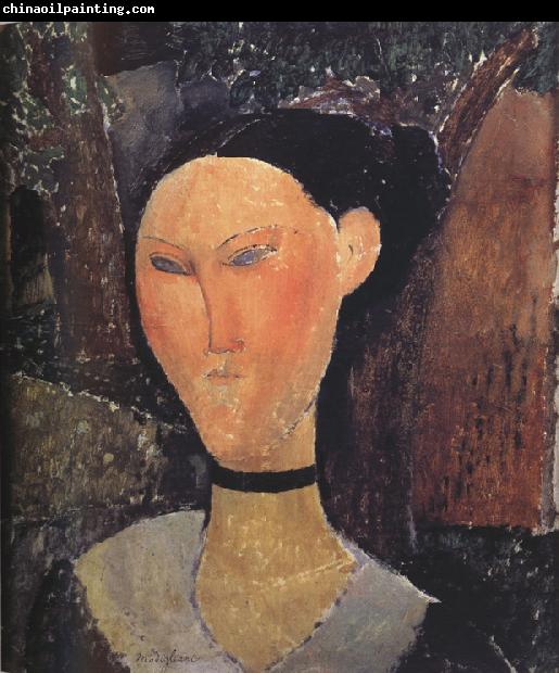 Amedeo Modigliani Woman with a Velvert Ribbon (mk39)