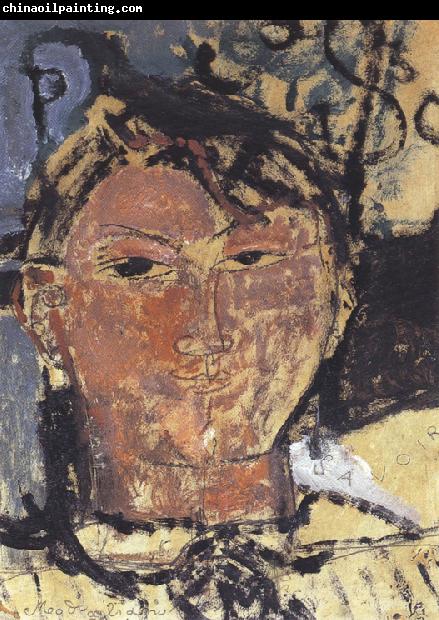 Amedeo Modigliani Portrait of Pablo Picasso (mk39)