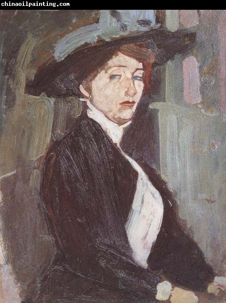 Amedeo Modigliani La femme au chapeau (mk38)