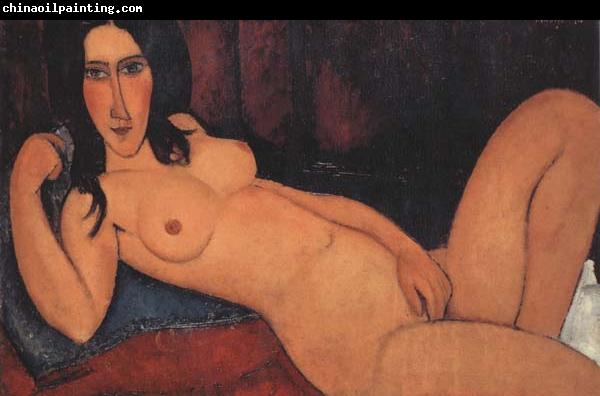 Amedeo Modigliani Reclining Nude with Loose Hair (mk38)