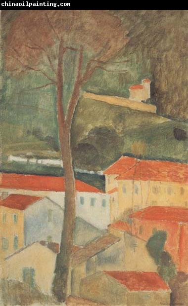 Amedeo Modigliani Paysage a Cag (mk38)