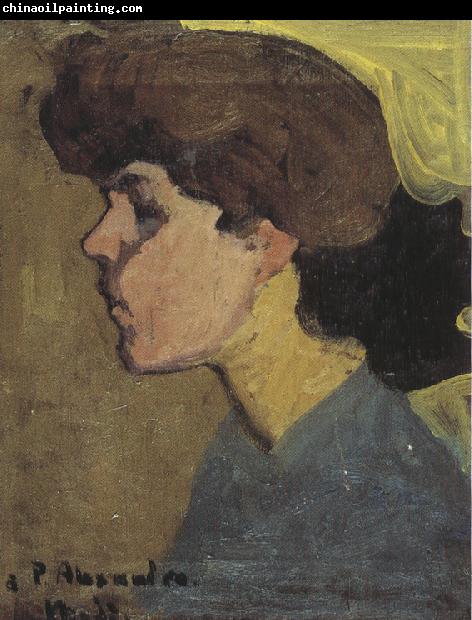 Amedeo Modigliani Head of a Woman in Profile (mk39)