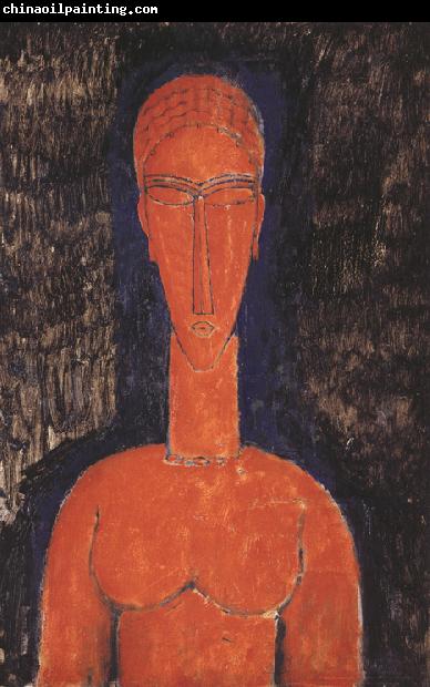 Amedeo Modigliani Red Bust (mk39)