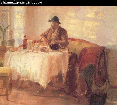 Anna Ancher Breakfast Before the Hunt (nn02)