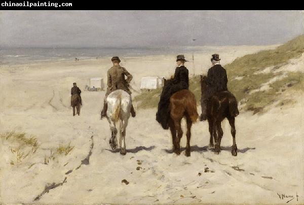 Anton mauve Riders on the Beach at Scheveningen (nn02)