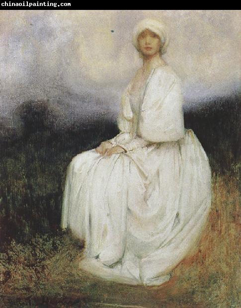 Arthur hacker,R.A. The Girl in White (mk37)