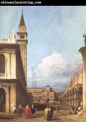 Canaletto The Piazzetta towards the Torre dell'Orologio (mk25)