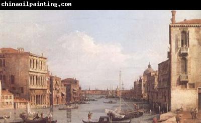 Canaletto The Grand Canal from Campo S Vio towards the Bacino (mk25)