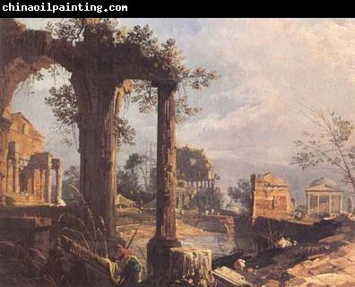 Canaletto A Caprice View with Ruins (mk25)