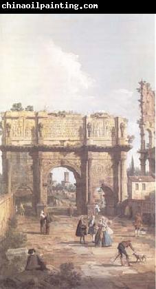 Canaletto Rome The Arch of Constantine (mk25)