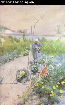 Carl Larsson In the Kitchen Garden (nn2