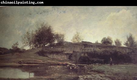 Charles Francois Daubigny The Lock at Optevoz (nn03)