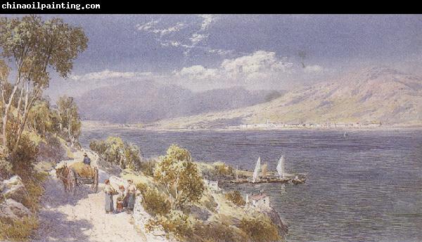 Charles rowbotham Lake como with Bellagio in the Distance (mk37)