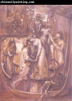 Dante Gabriel Rossetti The Boat of Love (mk28)