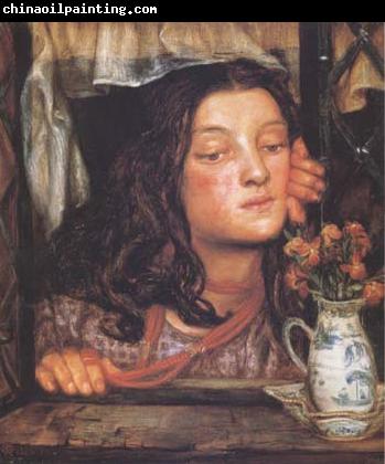 Dante Gabriel Rossetti Girl at a Lattice (mk28)